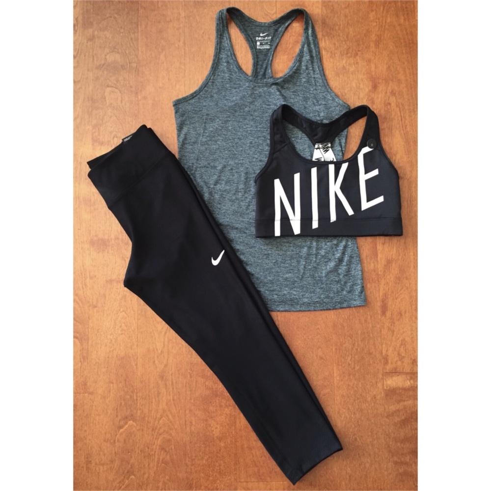 Nike Bundle - Bra, Tank, Tights - Picture 1 of 8